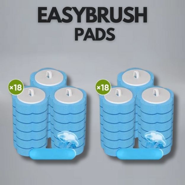 easybrush toiletborstel navul set pads 